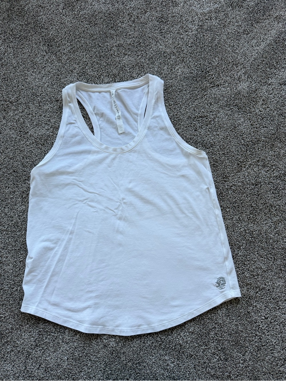 White Women's Lululemon Racerback Tank Top - Lightweight Everyday Layer